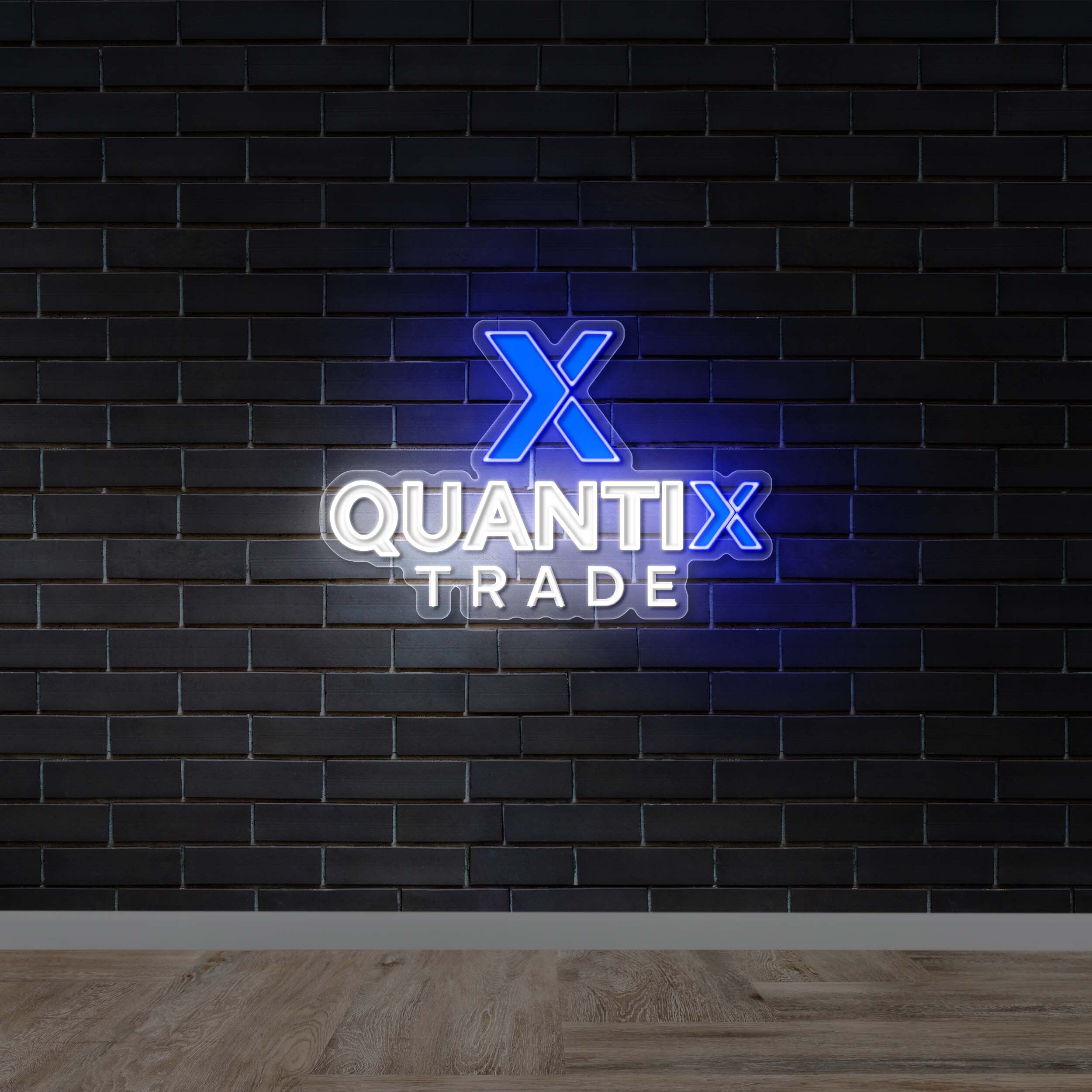 QUANTIX TRADE - Premium Neon Artwork