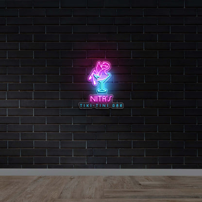NITA'S TIKI-TINI BAR - Premium Neon Artwork