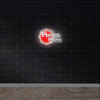 ARIAS AUTO - Premium Neon Artwork