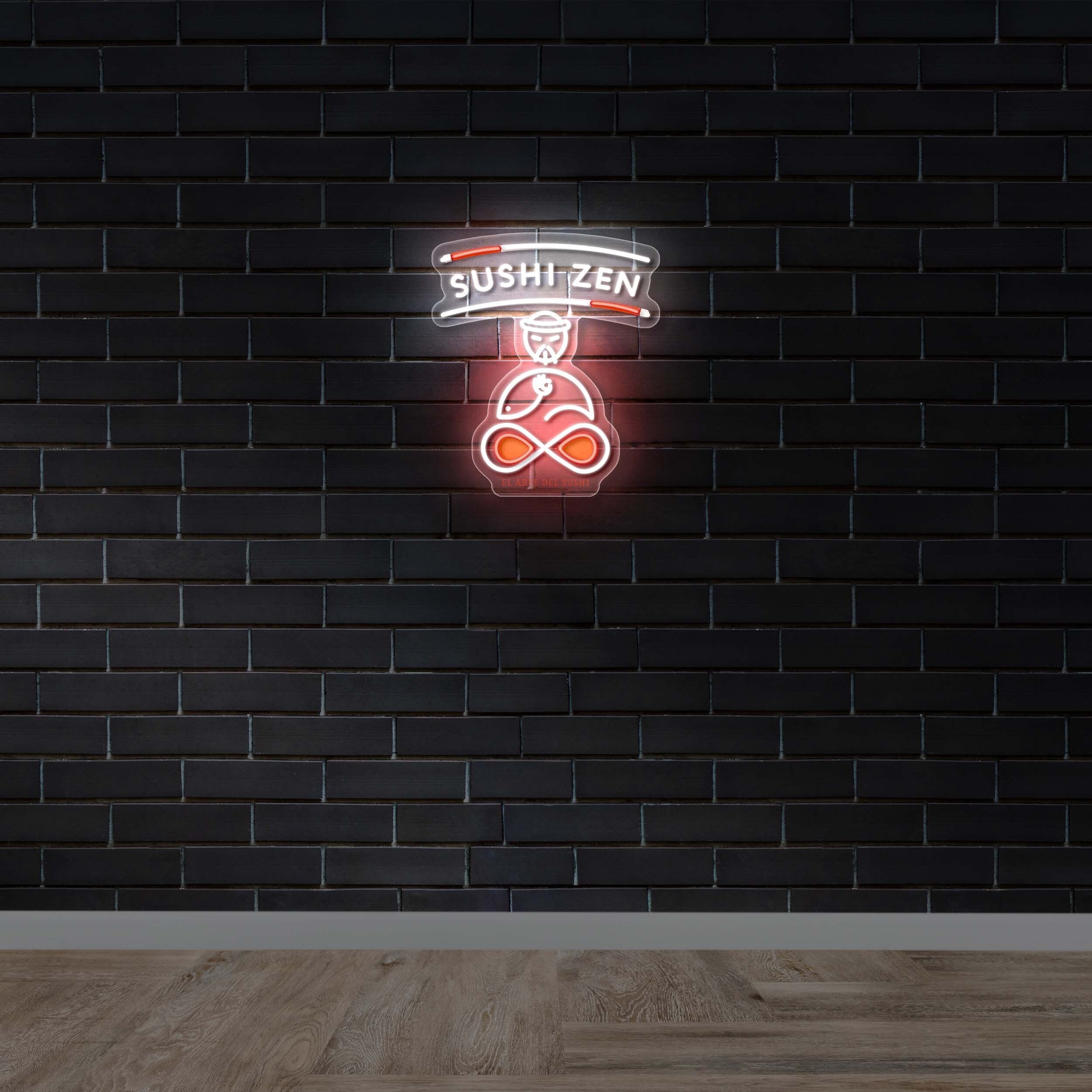 SUSHI ZEN - Premium Neon Artwork