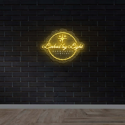 Linked by Light Permanent Jewelry - Premium Neon Artwork