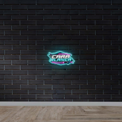 Cara Blanca - Premium Neon Artwork