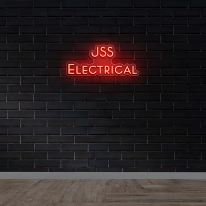 JSS Electrical - Premium Neon Artwork