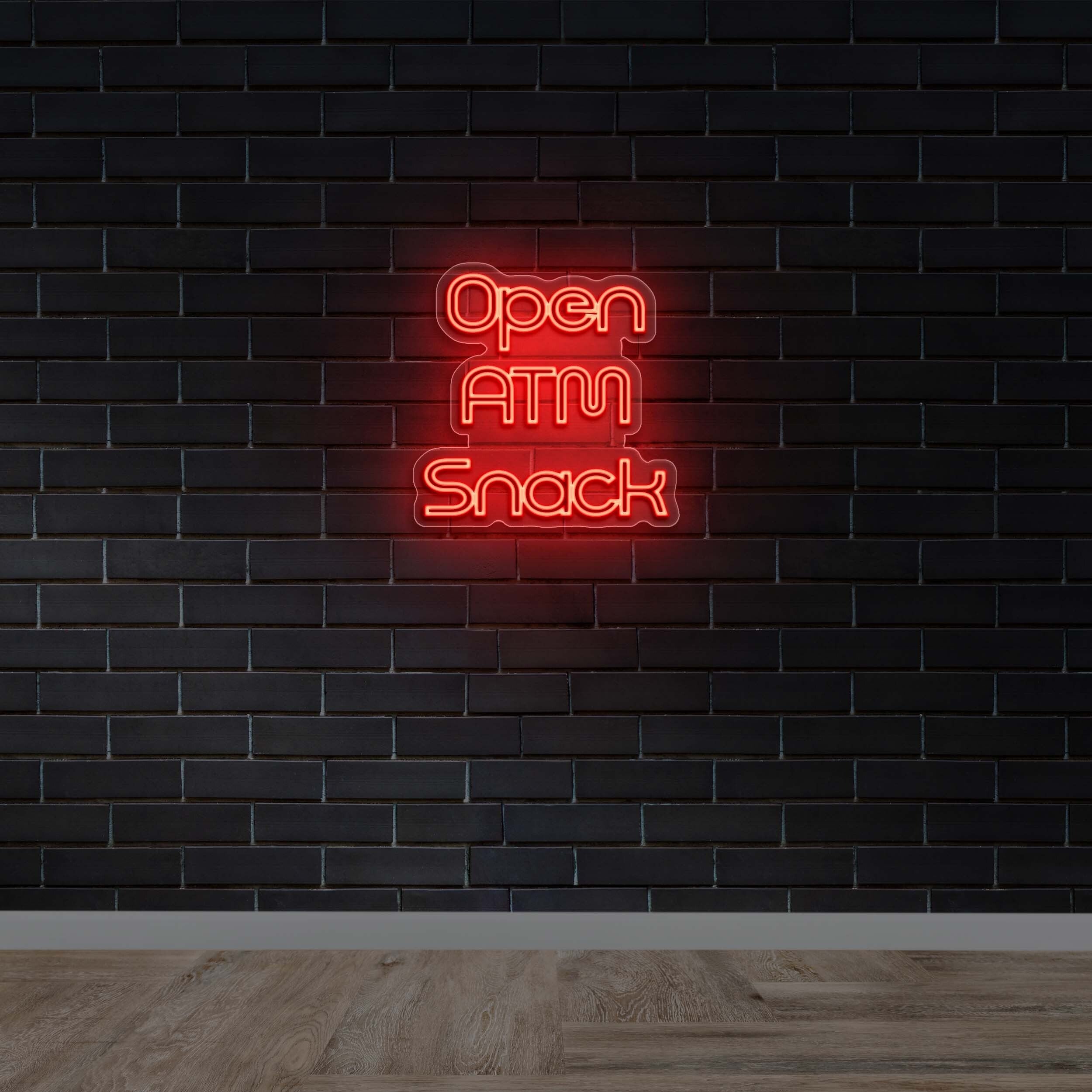 Open ATM Snack - Premium Neon Artwork