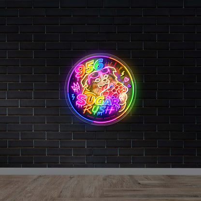 956 Sugar Rush - Premium Neon Artwork