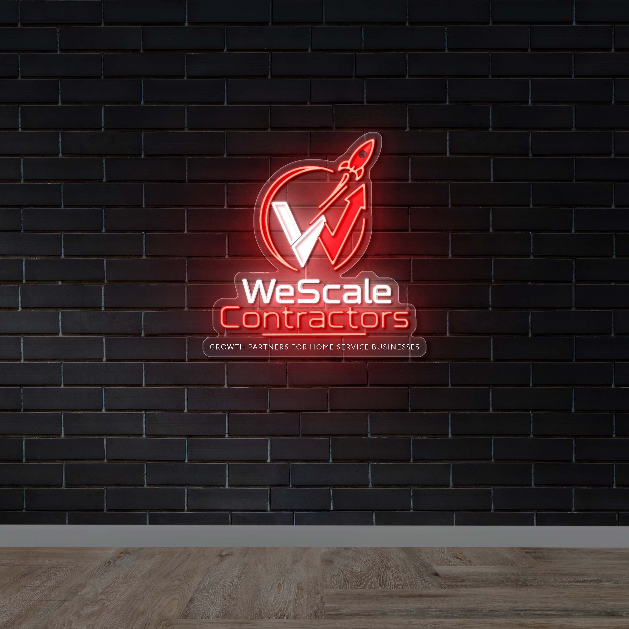 WE SCALE CONTRACTORS - Premium Neon Artwork