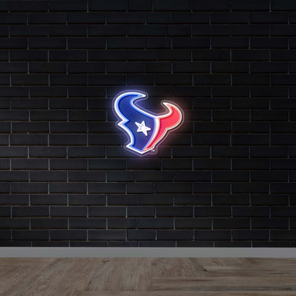 Houston Texans - Premium Neon Artwork