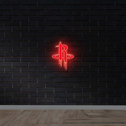 Houston Rockets - Premium Neon Artwork
