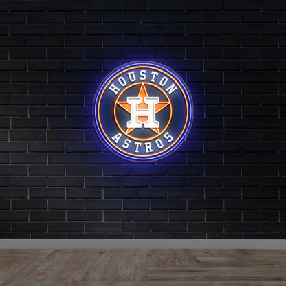 Houston Astros - Premium Neon Artwork