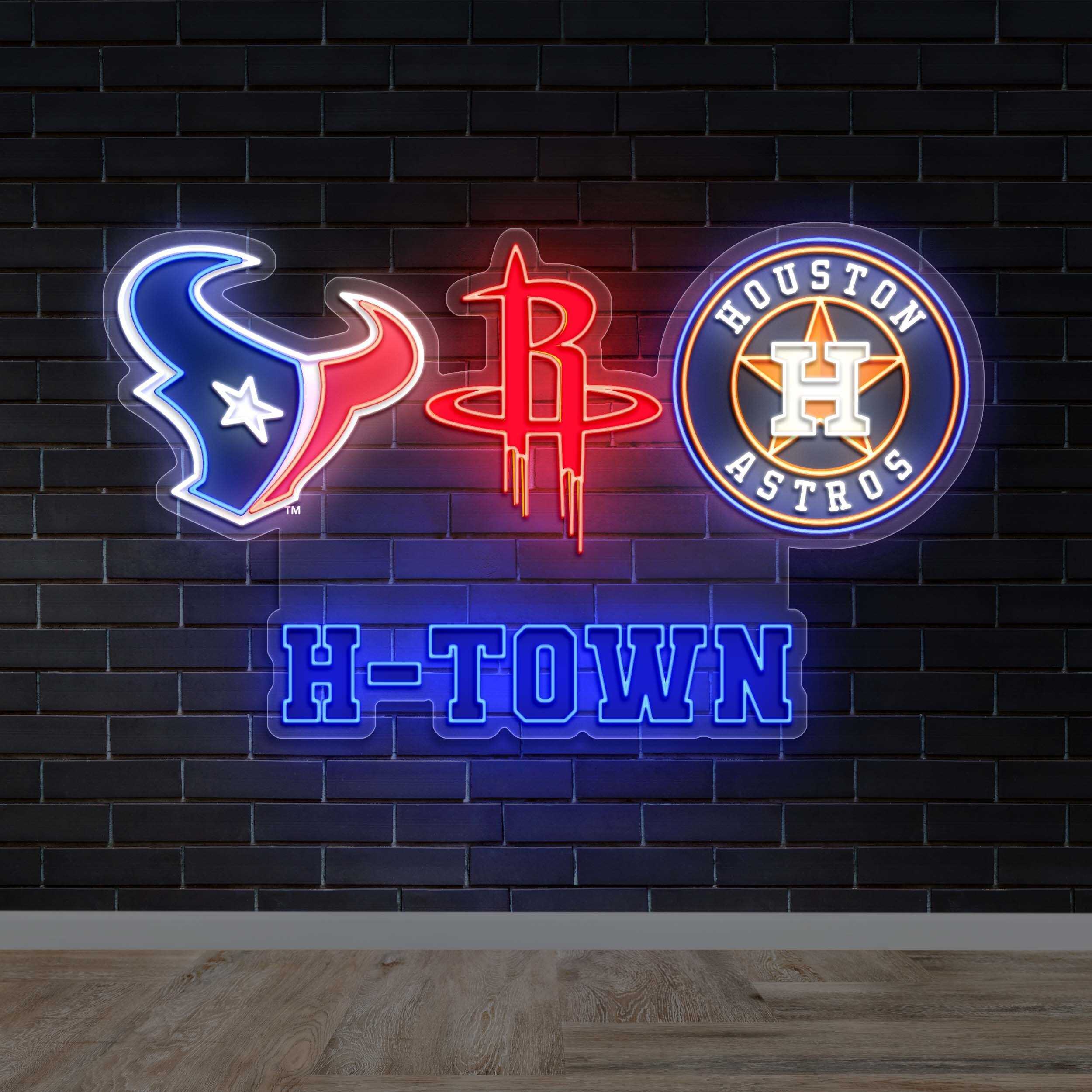 Houston sports teams - Premium Neon Artwork