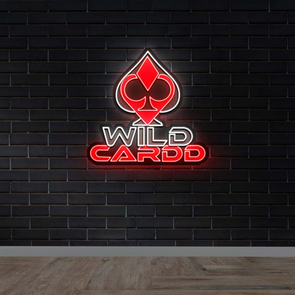 WILD CARDD - Premium Neon Artwork