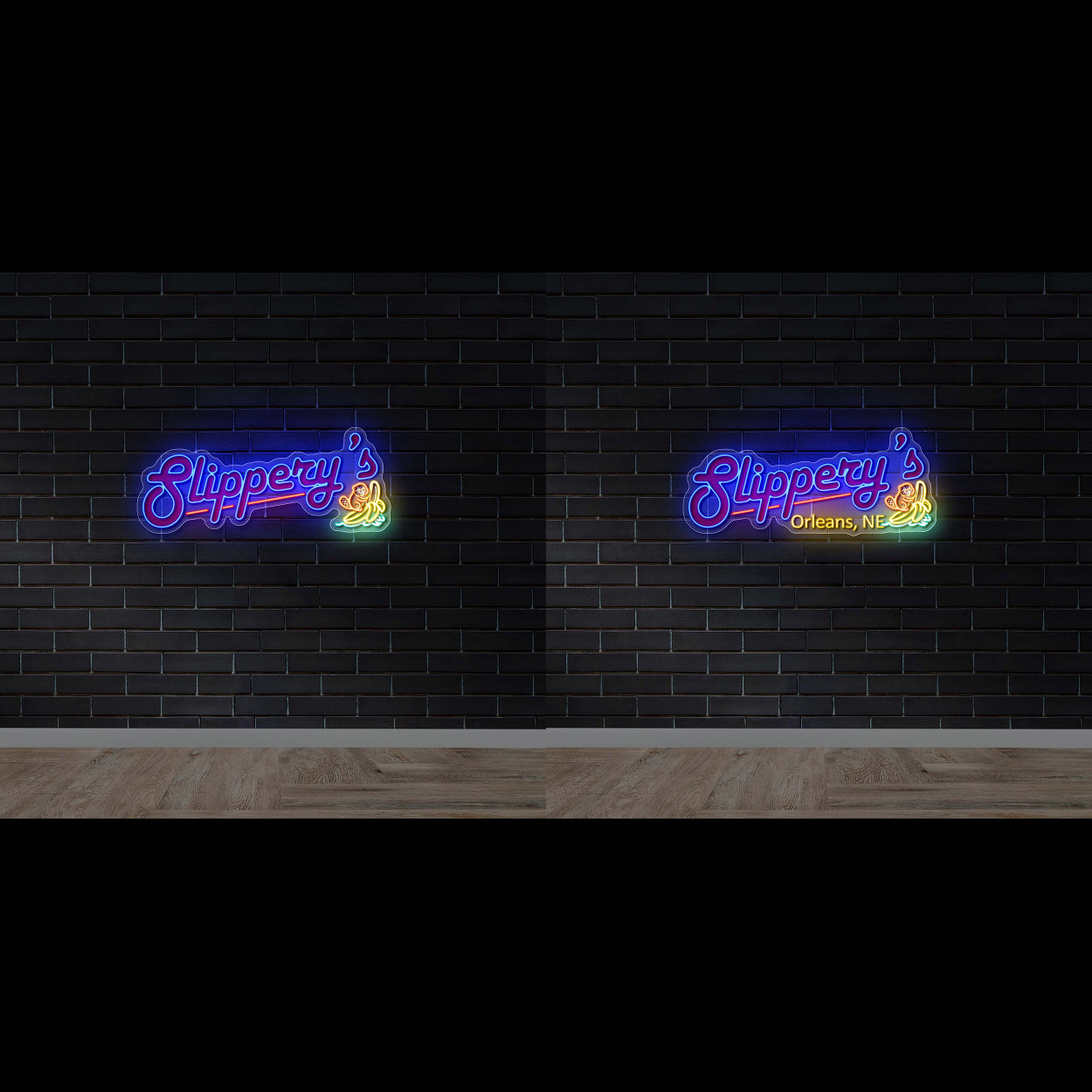 Slippery’s + Slippery’s Orleans, NE (combined Quote) - Premium Neon Artwork