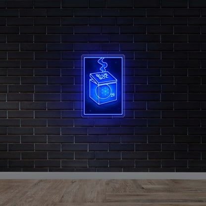 BLUE BOX -  Premium Neon Artwork