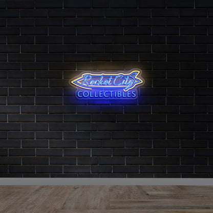 Rocket City Collectibles - Premium Neon Artwork
