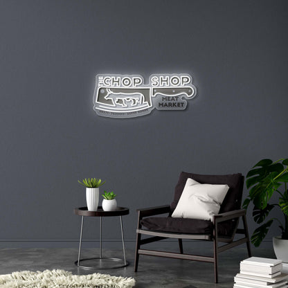 THE CHOP SHOP - Premium Neon Artwork