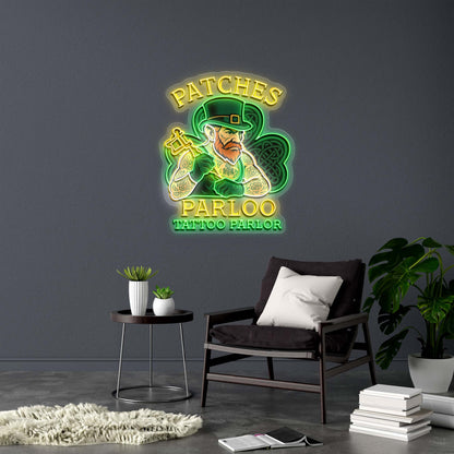 PATCHES PARLOO TATTOO PARLOR - Premium Neon Artwork