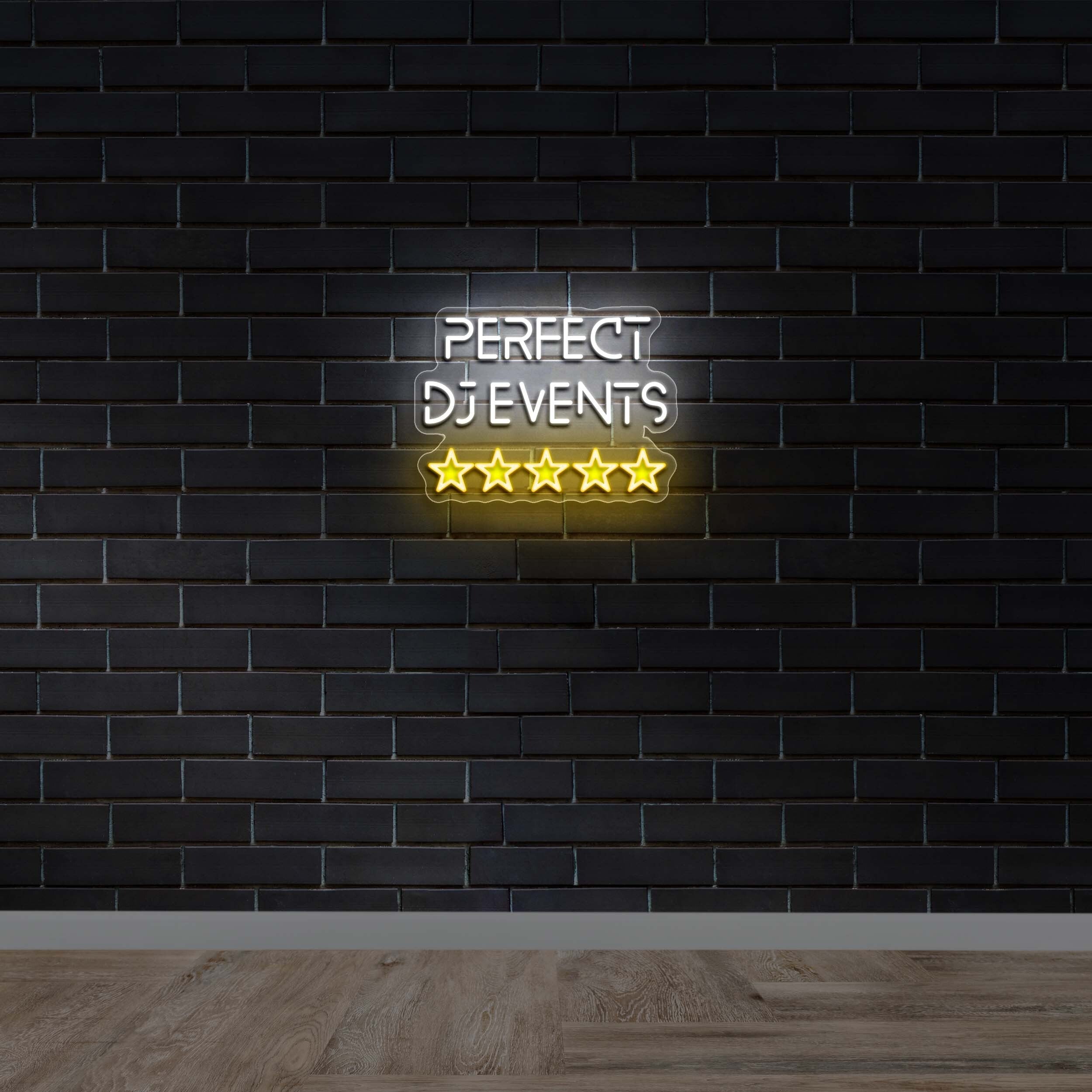 Perfect DJ Events - Premium Neon Artwork