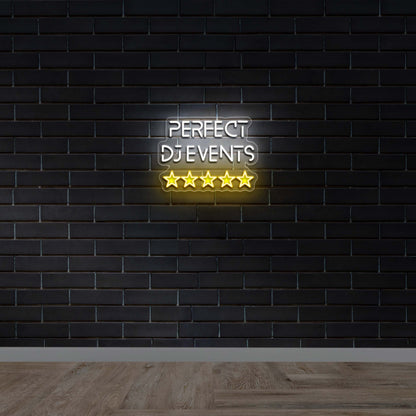 Perfect DJ Events - Premium Neon Artwork