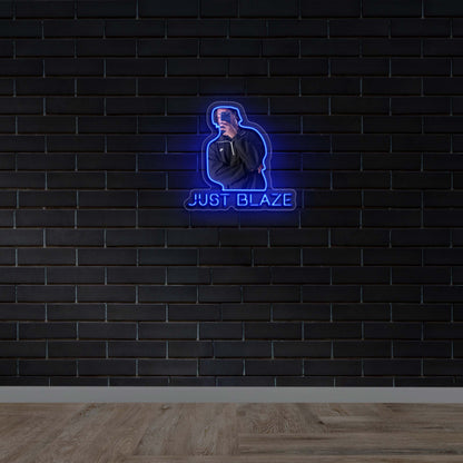 JUST BLAZE - Premium Neon Artwork