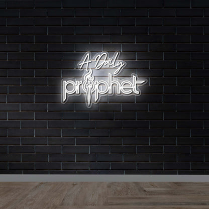 A Daily Prophet - Premium Neon Artwork