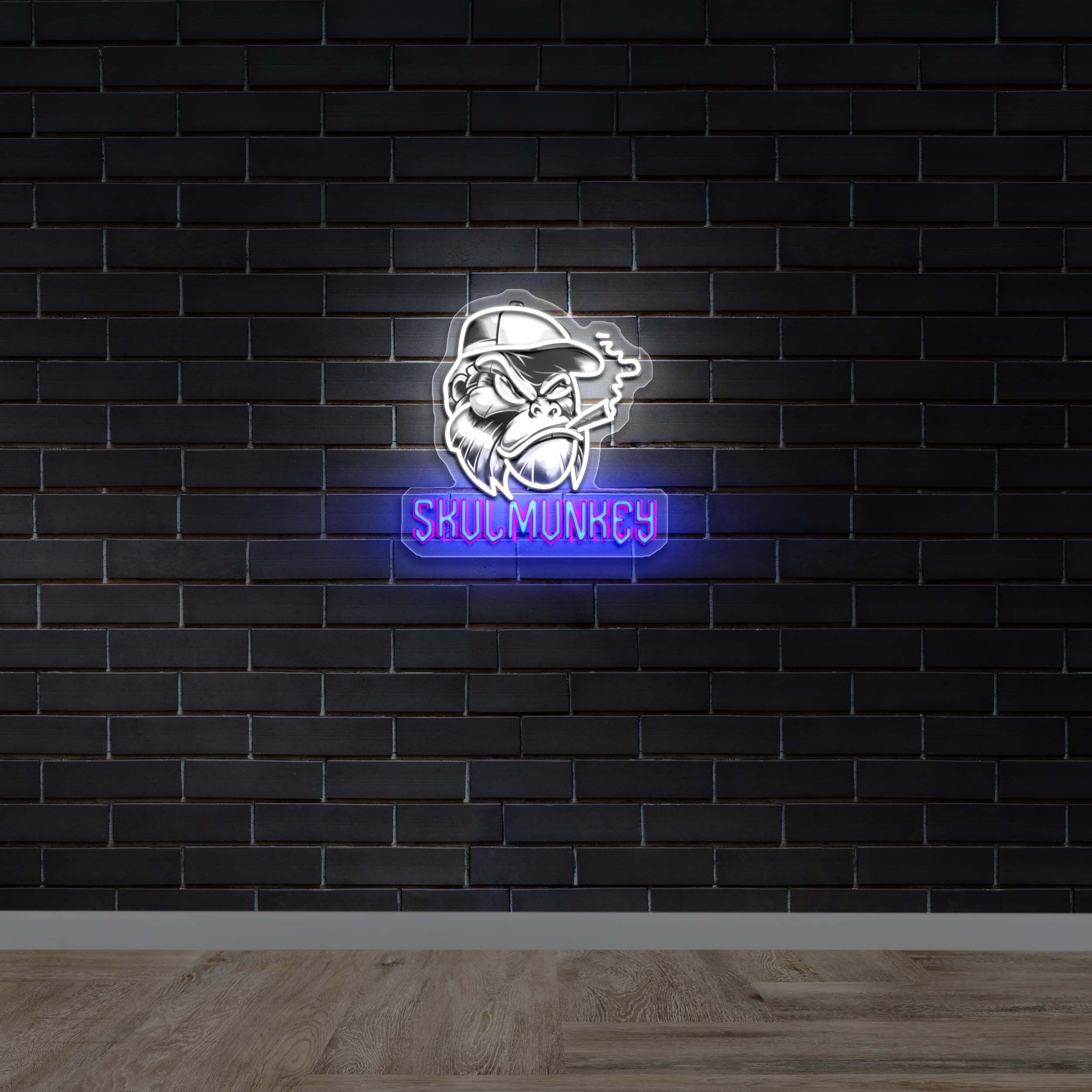 Skulmunkey - Premium Neon Artwork