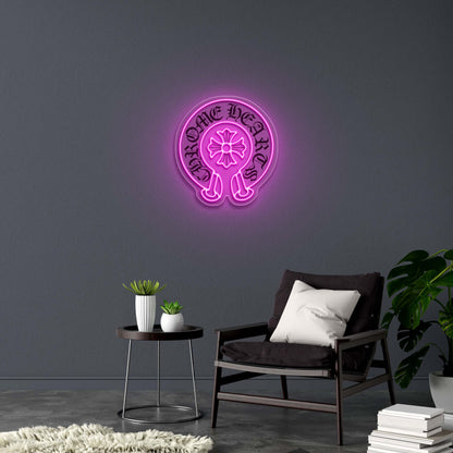 CHROME HEARTS - Premium Neon Artwork