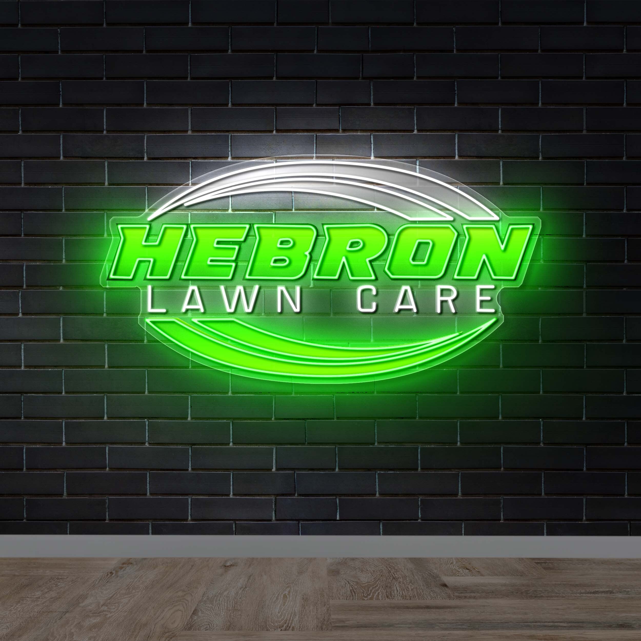 HEBRON LAWN CARE - Premium Neon Artwork