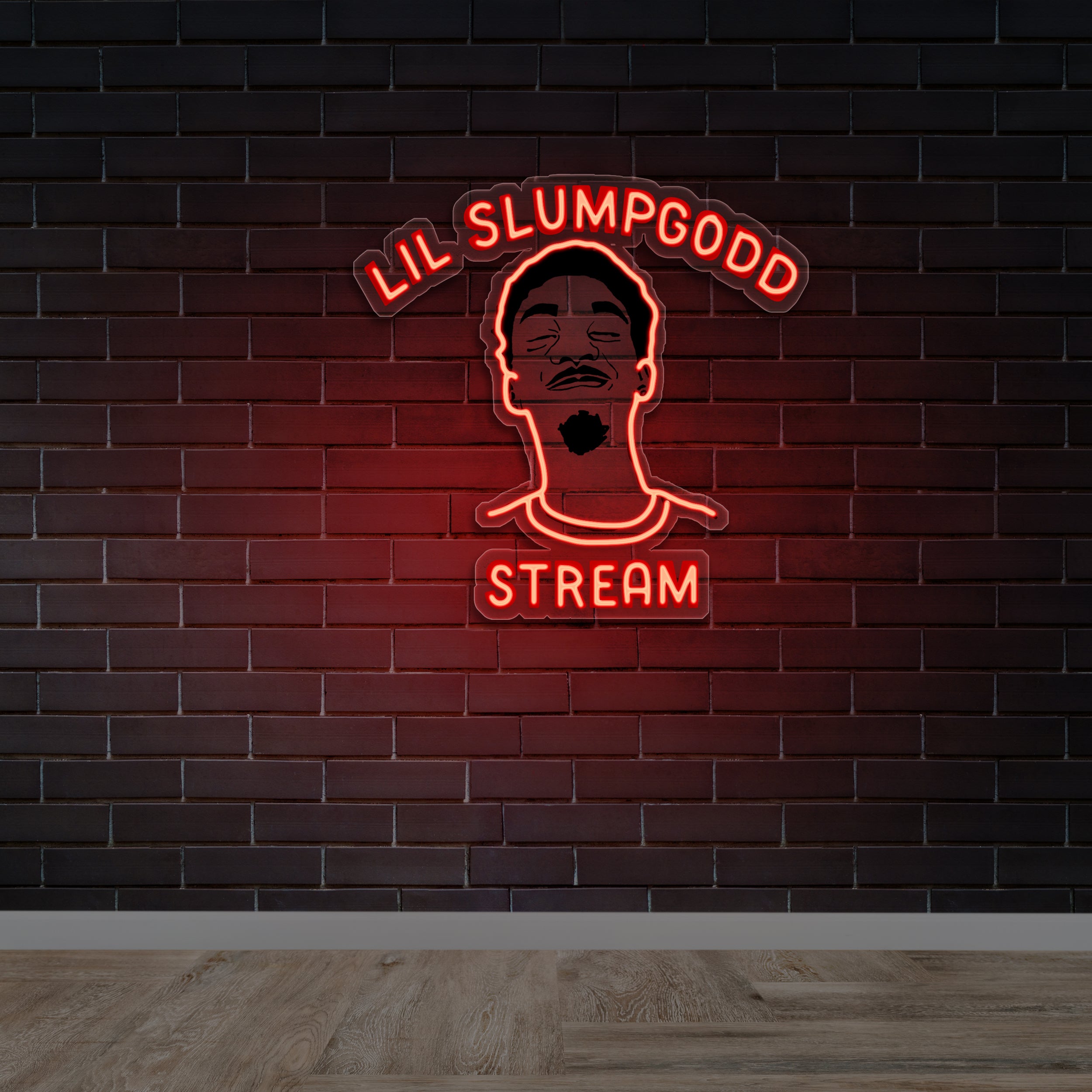 LilSlumpGodd Stream - Premium Neon Artwork
