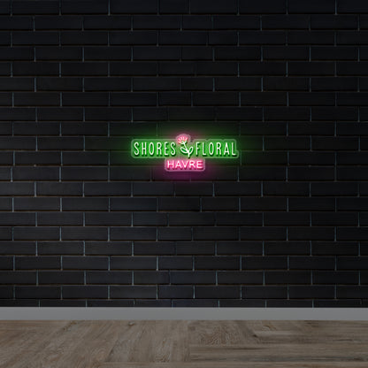 SHORES FLORAL - Premium Neon Artwork