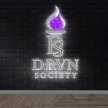 DRVN SOCIETY - Premium Neon Artwork