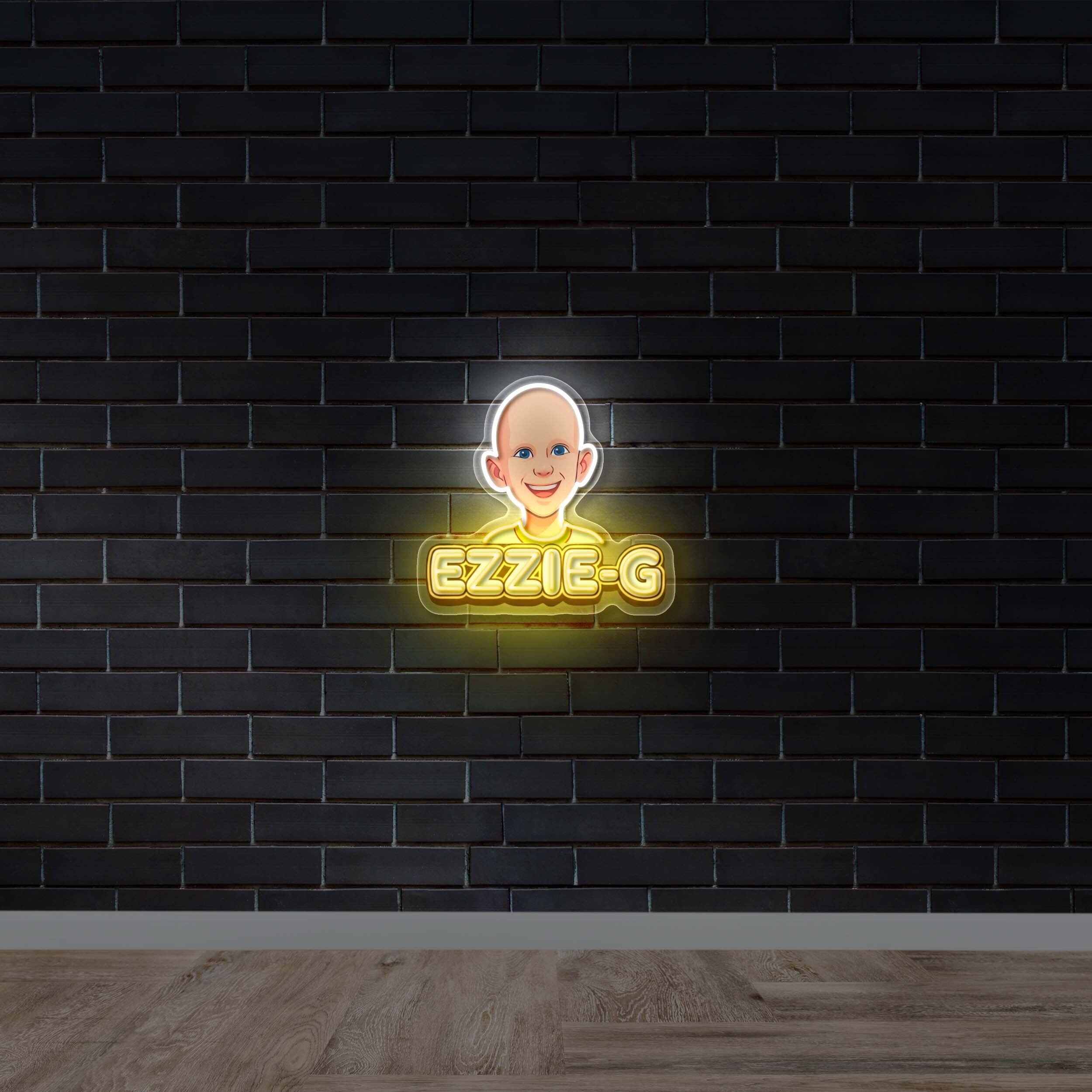 EZZIE-G Neon Logo - Premium Neon Artwork