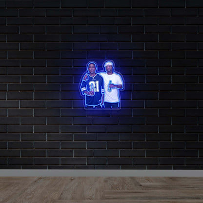 Dad and Uncle - Premium Neon Artwork