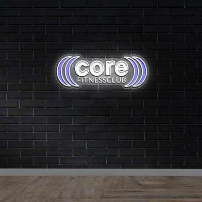 CORE FITNESS CLUB - Premium Neon Artwork