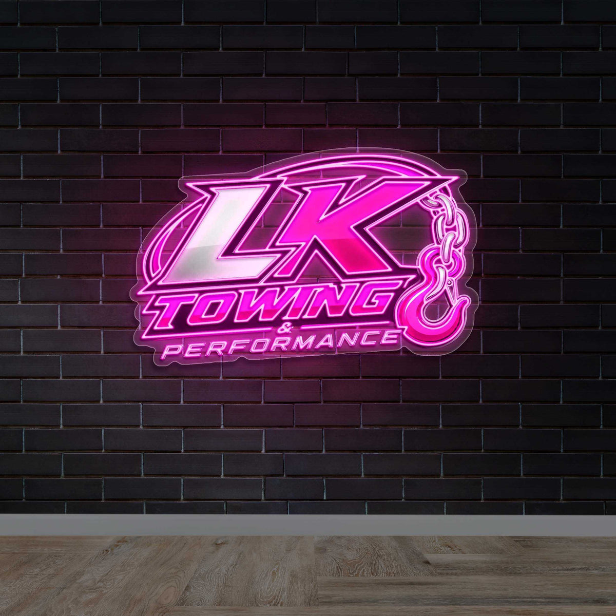 LK Towing Performance - Premium Neon Artwork