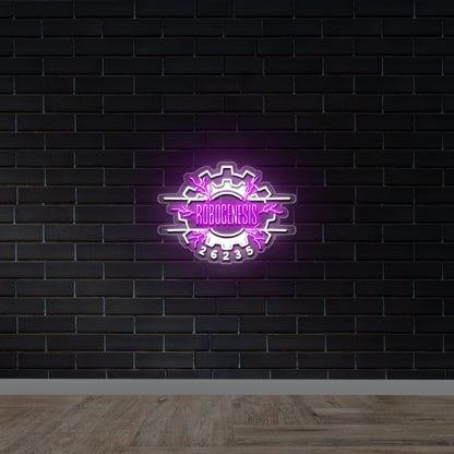 ROBOGENESIS - Premium Neon Artwork