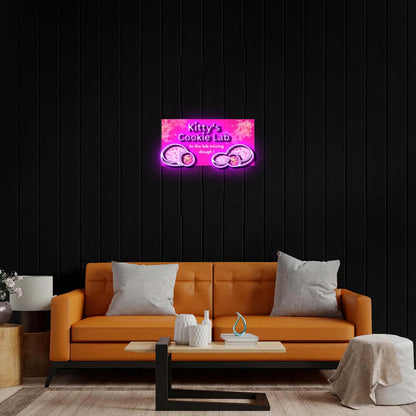 Kitty’s Cookie Lab - Premium Neon Artwork