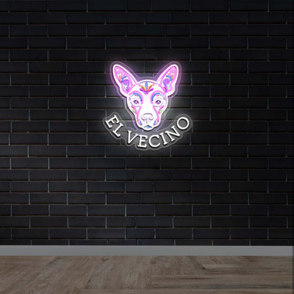 EL VECINO - Premium Neon Artwork