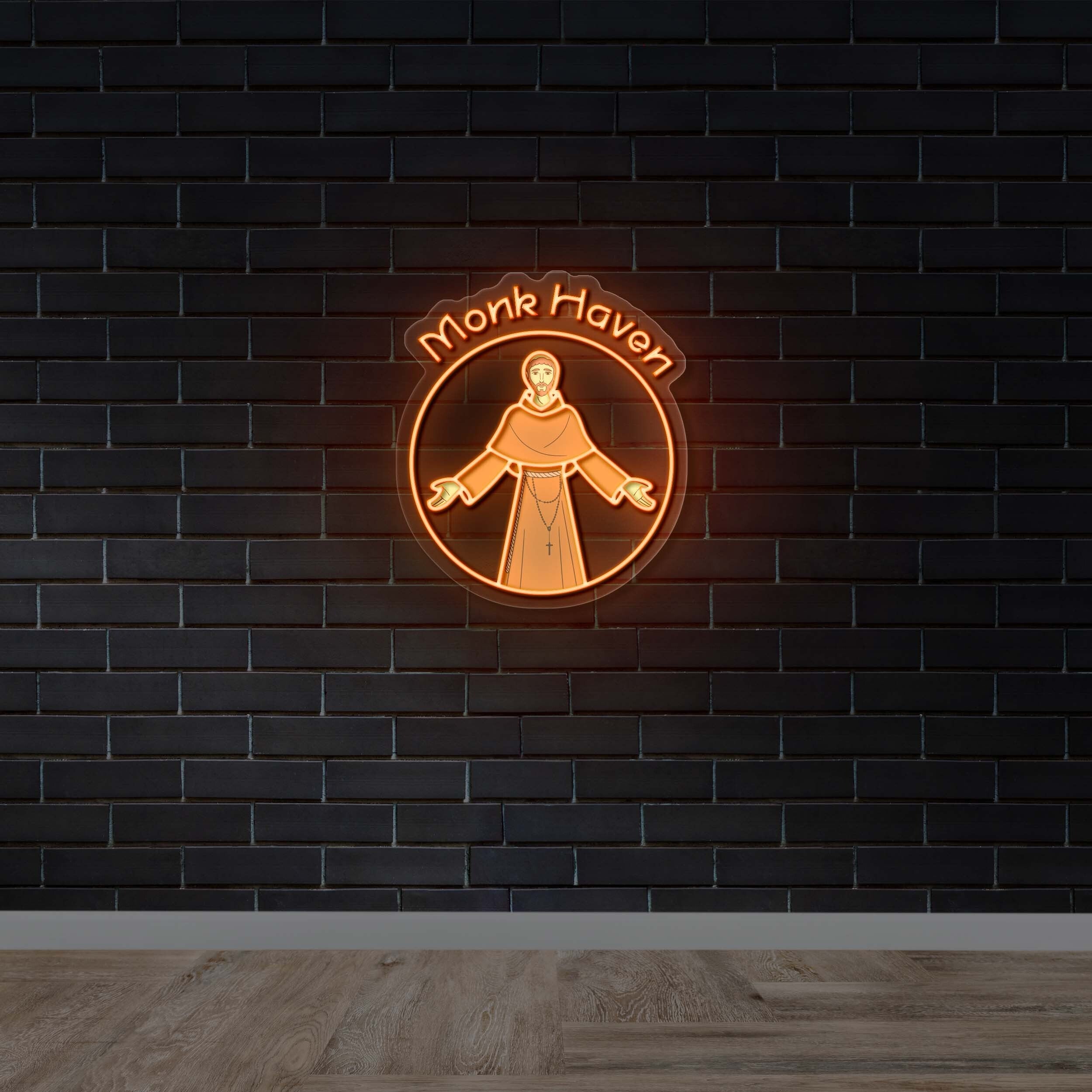 MONK HAVEN | 2nd Version - Premium Neon Artwork