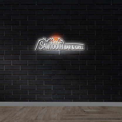 Sawtooth Bar & Grill - Premium Neon Artwork