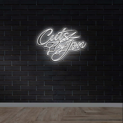 CUTS BY JON - Premium Neon Artwork