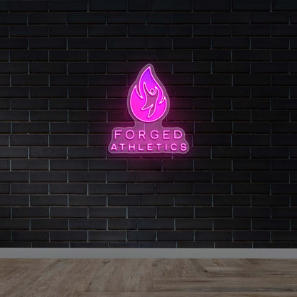 Forged Athletics - Premium Neon Artwork