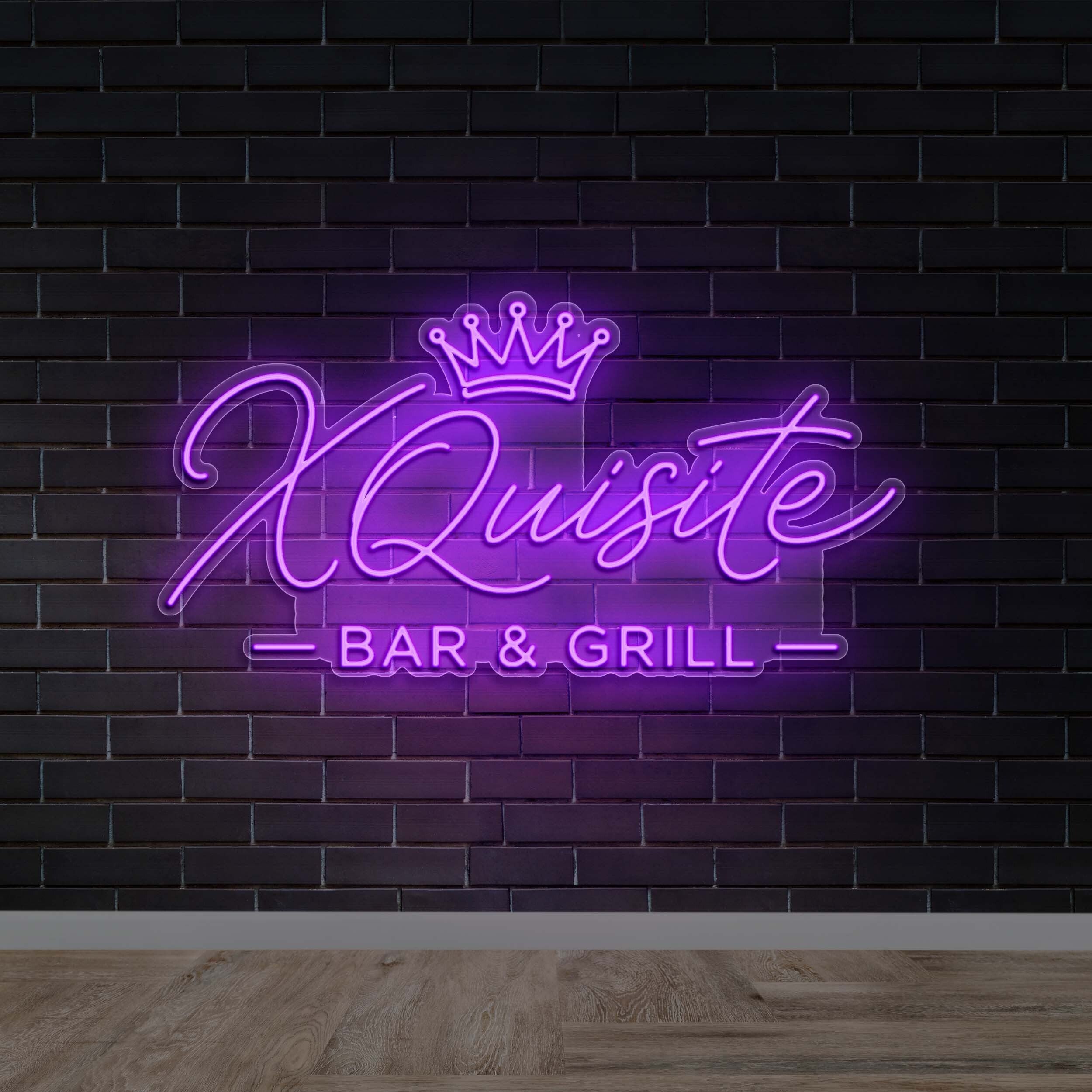 Xquisite Bar & Grill - Premium Neon Artwork