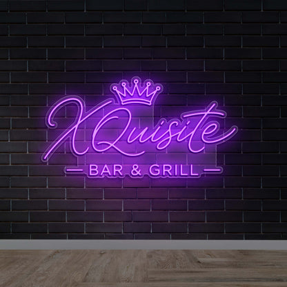 Xquisite Bar & Grill - Premium Neon Artwork