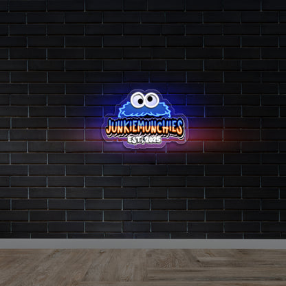 JUNKIE MUNCHIES - Premium Neon Artwork