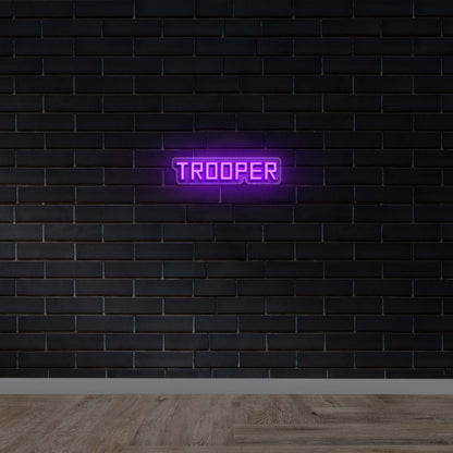 TROOPER - Premium Neon Artwork