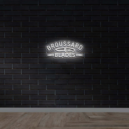 BROUSSARD BLADES - Premium Neon Artwork
