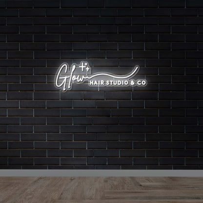 Glow Hair Studio & Co. - Premium Neon Artwork