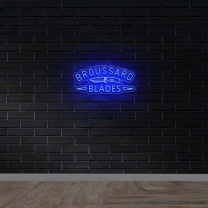 BROUSSARD BLADES - Premium Neon Artwork