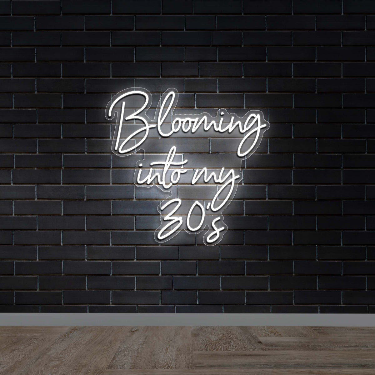 Blooming into my 30's - Premium Neon Artwork