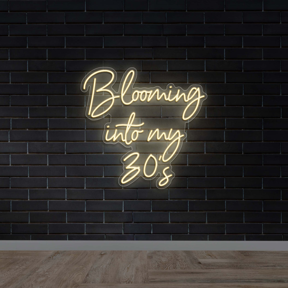 Blooming into my 30's - Premium Neon Artwork
